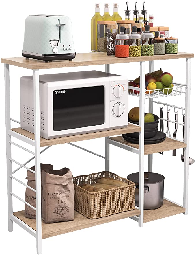 Bonzy Home Kitchen Utility ShelKitchen Storage Organizer Shelf