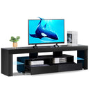 Glossy TV Stand, Wood Media Storage Console Cabinet