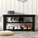 Three Layers Bamboo Shoes Rack Cabinet