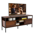 Bonzy Home Wood and Metal TV Cabinet