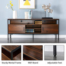 Bonzy Home Wood and Metal TV Cabinet