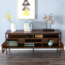 Bonzy Home Wood and Metal TV Cabinet