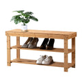 Three Layers Bamboo Shoes Rack Cabinet