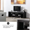 Glossy TV Stand, Brown TV Stand, Wood Media Storage Console