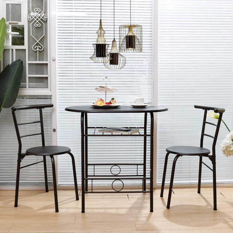 Bonzy Home Simple Couple Dining Table Set