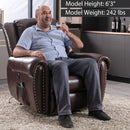 Vintage Power Lift Recliner Chair with PU Leather and USB Port