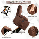 Square Design Power Lift Recliner Chair