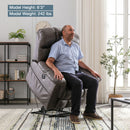 Ergonomic Comfortable Power Lift Recliner Chair Big Boy Chair