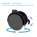 End Table with Wheels, Height Adjustable Side C Table