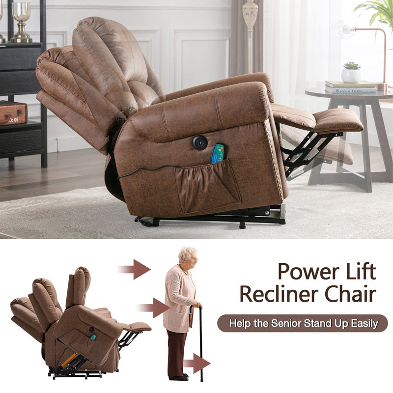bonzy home power lift recliner chair for elderly