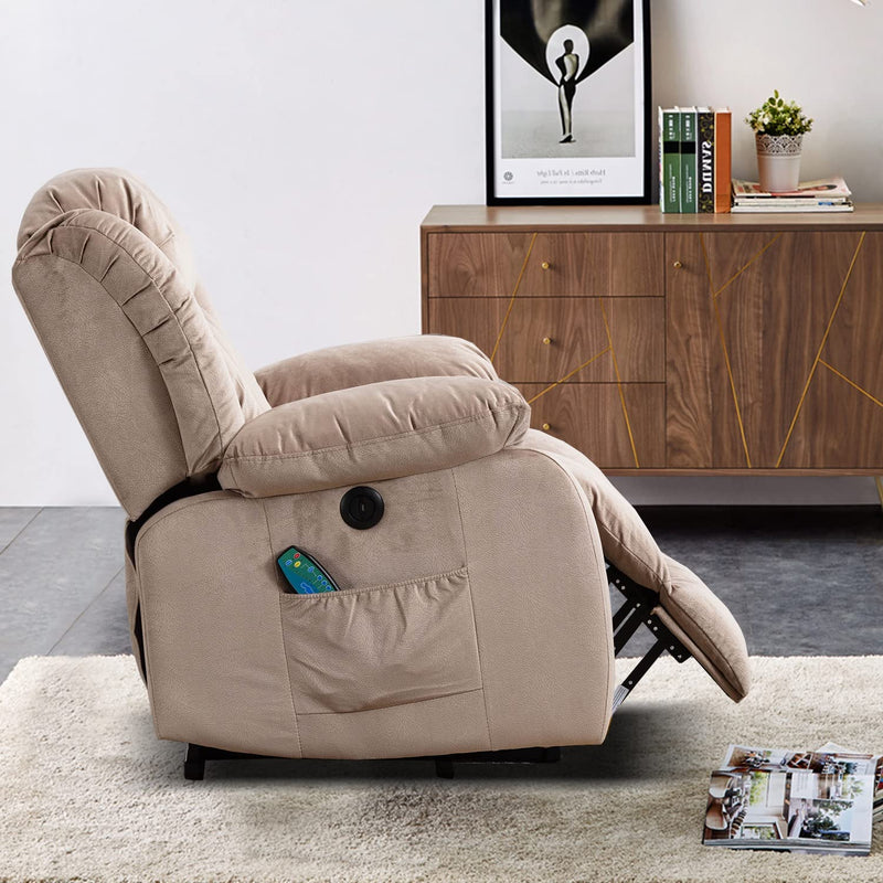 Power Lift Recliner Chair with Safety Motion Reclining Mechanism