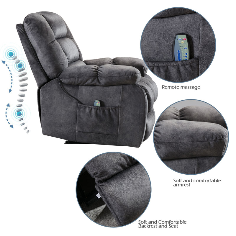 Bonzy Home recliner with massage function