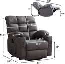 Square Design Power Lift Recliner Chair