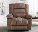 Wide Electric Massage Recliner for Adults with Heated Vibration