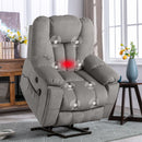 Grey Power Lift Chair for Elderly Large Electric Lift Chair