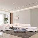 Arm Upholstered 6-Piece Chaise Sectional