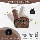 Heavy Duty and Safety Motion Reclining Mechanism Electric Wide Recliner