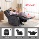 Rocker Recliner with Heat and Vibration Function for the Elderly