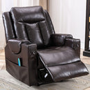 Deluxe Leather Reclining Massage Chair