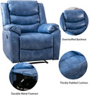Breathable Faux Leather Manual Reclining Chair