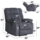 Electric Lift Recliner with Heat Therapy and Massage