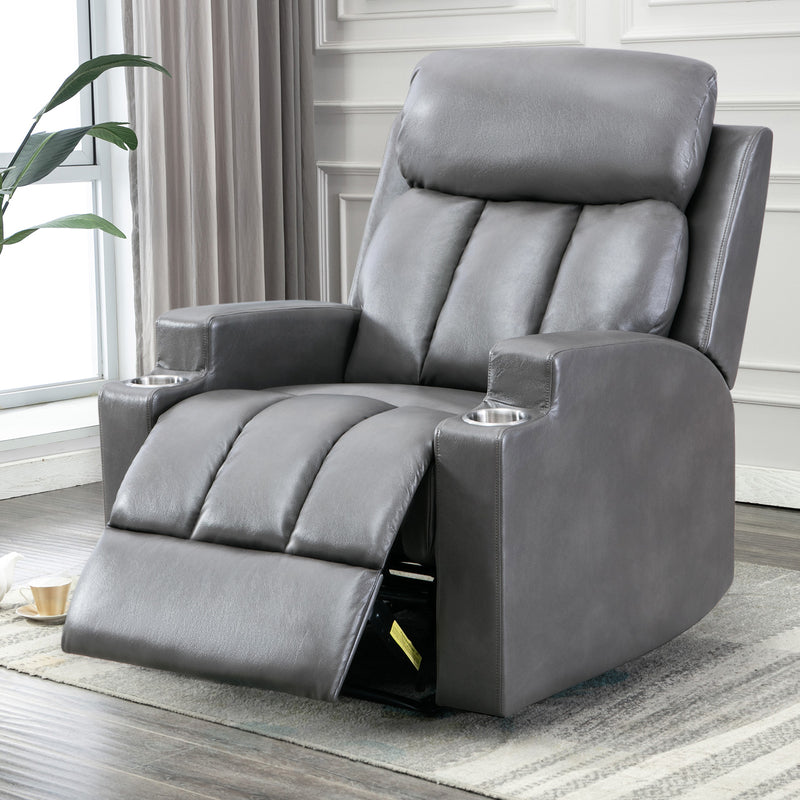 Recliner with Coffee Cup
