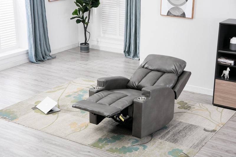 Recliner with Coffee Cup