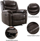 Breathable Faux Leather Manual Reclining Chair