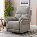 Swivel Rocker Fabric Recliner Chair
