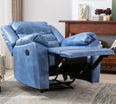 Breathable Faux Leather Manual Reclining Chair