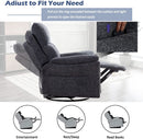 Swivel Rocker Fabric Recliner Chair
